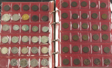 Collection Netherlands and world coins in importa album