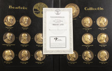Collectie medals 'Beatrix Collectie' in luxury collection folder - issued by KNM
