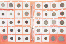 Dutch Provincial in albums - Small collection Dutch provincial coinage Overijssel, Deventer, Kampen + Zwolle including Duiten, Schellingen, Guldens, L...