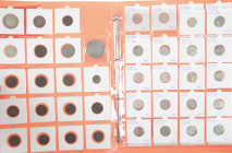 Dutch Provincial in albums - Small collection Dutch provincial coinage Holland including Duiten, Dubbele Wapenstuivers, Schelling, X Stuiver, Leeuwend...