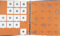 Album with post-war coins