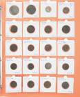 Dutch Provincial in albums - Small collection Dutch provincial coinage Friesland including Duiten, Oorden, Schellingen, etc. - Total 20 pcs.