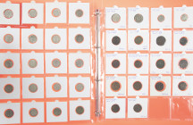 Dutch Provincial in albums - Small collection Dutch provincial coinage West-Friesland + Enkhuizen including Duiten, Dubbele Wapenstuivers, Zilveren Du...