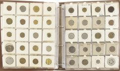 Album containing ca. 220 payment- and advertising tokens