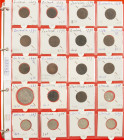 Dutch Provincial in albums - Small collection Dutch provincial coinage including Duiten Zeeland, Gelderland, Utrecht, Dubbele Wapenstuivers Utrecht, 1...