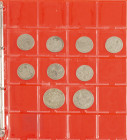 Dutch Provincial in albums - Small collection Austrian Netherlands: 1/4 Kronenthalers Maria Theresia 1763-1769 Brussel + Kronenthaler 1764 + 1768 type...