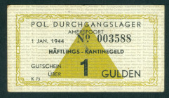 Netherlands - Concentratiekampgeld - Amersfoort - Amersfoort - 1 Gulden 1944 (T/J 401.03b / PL1200.3b1) - no star, no wmk. - VF / rare