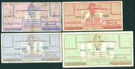 Netherlands - Concentratiekampgeld - Westerbork - Westerbork - 10, 25, 50, 100 Cent 1944 (T.J. 403.1-403.04) - Totaal 4 pcs. in VF and better