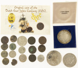 Dutch Provincial in boxes - Small box Dutch provincial coinage among which Duiten, Dubbele Wapenstuivers, Silver Ducat, etc. + Kingdom of Netherlands ...