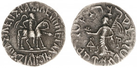 The East - The Indo-Scythian Kingdom - Azilises (ca. 57-35 BC) - AR Tetradrachm (Uncertain mint in the Paropamisadai or western Gandhara, 9.38 g) - Ar...