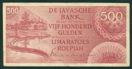 Netherlands Oversea - Nederlands-Indië - 500 Gulden 1946 (P. 95 / Mev. 155) - a.VF