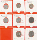 German emergency coins - Geiselhöring (1918) 8x - most XF-UNC