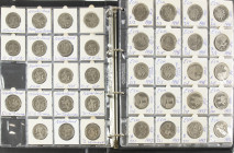 Album with ca. 166 ecu- euro- a.o. coinlike issues, incl. large formats and some silver