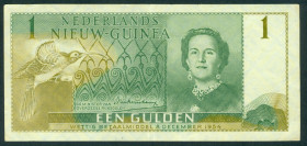 Netherlands Oversea - Nederlands Nieuw Guinea - 1 Gulden 8.12.1954 Juliana (P. 11a / Mev. 307 / PLNG2.1a) - VF/XF