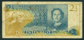 Netherlands Oversea - Nederlands Nieuw Guinea - 2½ Gulden 1954 Juliana (P. 12a / PLNG2.2a) - F/VF