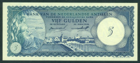 Netherlands Oversea - Nederlandse Antillen - 5 Gulden 2.1.1962 Willemstad (P. 1b / PLNA16.1b) - UNC