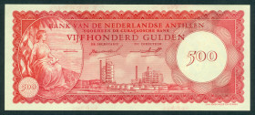 Netherlands Oversea - Nederlandse Antillen - 500 Gulden 1962 Oil refinery Curacao (P. 7) - UNC