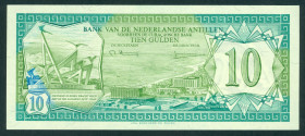 Netherlands Oversea - Nederlandse Antillen - 10 Gulden 14.7.1979 View of Aruba (P. 16a / PLNA17.2c) - UNC