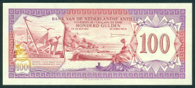 Netherlands Oversea - Nederlandse Antillen - 100 Gulden 14.7.1979 St. Eustatius (P. 19a / PLNA17.5c) - UNC