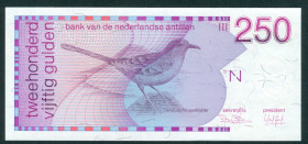 Netherlands Oversea - Nederlandse Antillen - 250 Gulden 1986 Caraïbische spotlijster (P. 27a / PLNA19.6) - UNC