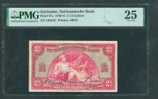 Netherlands Oversea - Suriname - 2½ Gulden 1.9.1941 (P. 87a / PLS13.1a3 / Van Elmpt S-5140-c) - scarce date - PMG VF 25