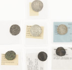 Arabian Empires - Lot with 7 coins: Timurid AR tanka AH829 Abarquh (A-2405; Wilkes 2310); Seljuq of Rum AR Dirham AH653 Konya (A-1227; Wilkes 1349); 	...