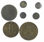 Three medals by Wienecke: '100 Jaar Nederlandsche Handel-Maatschappij 1924', 'Eeuwfeest Herstel Neerland's Onafhankelijkheid 1913' and '50-jarig besta...