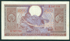 Belgium - 1000 Francs -200 Belgas 1.2.1943 (P. 125) - VF+