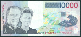 Belgium - 10.000 Francs ND (1997) King Albert II and Queen Paola at left (P. 152) - XF