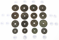 China - Lot of 16 China replica or doubtful authenticity coins. Sold as it is, no returns - full description with ZENO references in lot