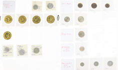 China - Lot with some Chinese coins incl. 4x Yuan 1980 Olympics Lake Placid (KM19-22), Taiwan, East Hopei, Meng Chiang, Provisional Government etc.