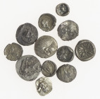 Ancient coins in lots - Greek / Hellenistic coinage - Nice and mixed collection of Greek Obols, several era's, cities, reverses etc. - in total 25 pie...