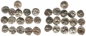 Ancient coins in lots - Greek / Hellenistic coinage - A nice and interesting lot of AR Diobols from Pisidia, Selge (Gorgoneion / Athena, c. 300-200 BC...