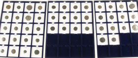 Ancient coins in lots - Roman coinage - An interesting lot Roman bronzes, later period, late 3rd and 4th century: Constans, Arcadius, Honorius, Aelia ...