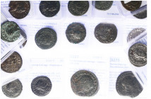 Ancient coins in lots - Roman coinage - A nice collection of Roman coins: AR and AE Antoniniani (4 x Probus, 4 x Gallienus, 3 x Diocletianus, 2 x Maxi...