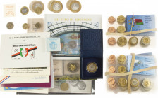 Euro medals - lot of euro issues - trial/proba sets and local Italian 'Ecco l'euro' sets - over 280 'coins'