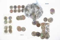 About 100 or more (diff.) Wooden Nickel and Dollar tokens USA