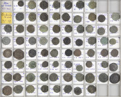 Ancient coins in lots - Roman coinage - A nice lot Roman Folles of Constantinus I The Great (67, small and larger) and his mother Helena (7) - in tota...