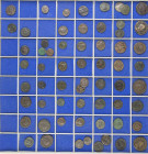 Ancient coins in lots - Roman coinage - A nice collection of bronzes of Constantine I the Great: small, middle and a few larger modules, normal issues...