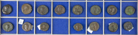 Ancient coins in lots - Roman coinage - A small collection of Alexandrian Tetradrachms: Julia Paula, Severus Alexander, Philippus I Arabs, Salonina, C...
