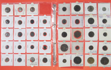 Ancient coins in lots - Roman coinage - A collection of ancient mainly Roman coins: 2 Denarii, 6 Sestertii including Antoninus Pius, Vespasianus, Diva...