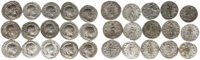 Ancient coins in lots - Roman coinage - A lot with Roman Antoniniani: Gordianus III (13), Otacilia Severa and Traianus Decius- in total 15 coins in av...