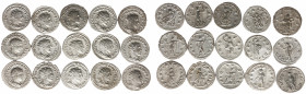 Ancient coins in lots - Roman coinage - A lot with Roman Antoniniani: Gordianus III (10), Philippus I Arabs (4), Traianus Decius (1) - in total 15 coi...