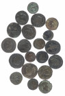 Ancient coins in lots - Roman coinage - Lot 20x Follis: 3x Diocletian RIC 181,285, 580; 2x Maximianus RIC 200, 580; 2x Constantius I RIC 315, cf 531; ...