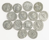 Ancient coins in lots - Roman coinage - A lot with Roman Antoniniani: mainly Gordianus III but also Trebonianus Gallus, Traianus Decius etc. - in tota...