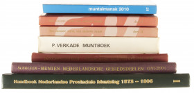 Literature - Netherlands - Lot of 7 publications incl. Scholten 1951, Purmer & vdWiel I and Verkade reprint