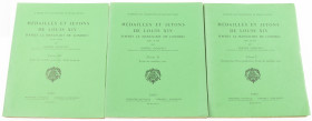 Literature - Orders and decorations - J. Jacquiot 'Médailles et jetons de Louis XIV' Parijs 1968 - three volumes