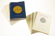 Literature - lots - Jaques Schulman - Lot of ca. 47 auction catalogi between 232 (1959) and 290 (1989) including important collections and coin hoards