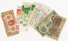 Netherlands - Small box banknotes Netherlands + Neth. Indies and Surinam 1936-2000 - Total 24 pcs.