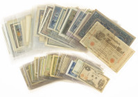 Germany - Box banknotes Germany Inflation period + notes Bavaria 1922/23 (47x) + world notes